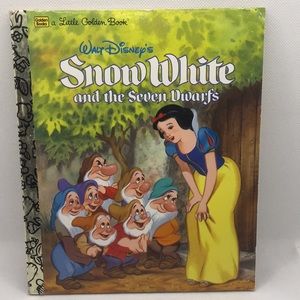 Walt Disney’s Snow White and the Seven Dwarfs Little Golden Book 1993 Hardcover